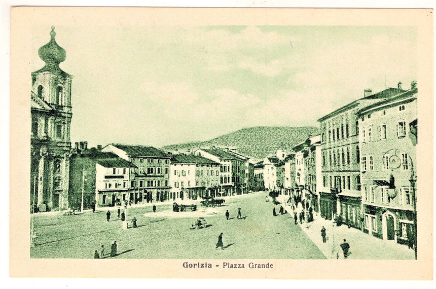 Cartolina Gorizia Grado piazza Grande | Collezionissimo