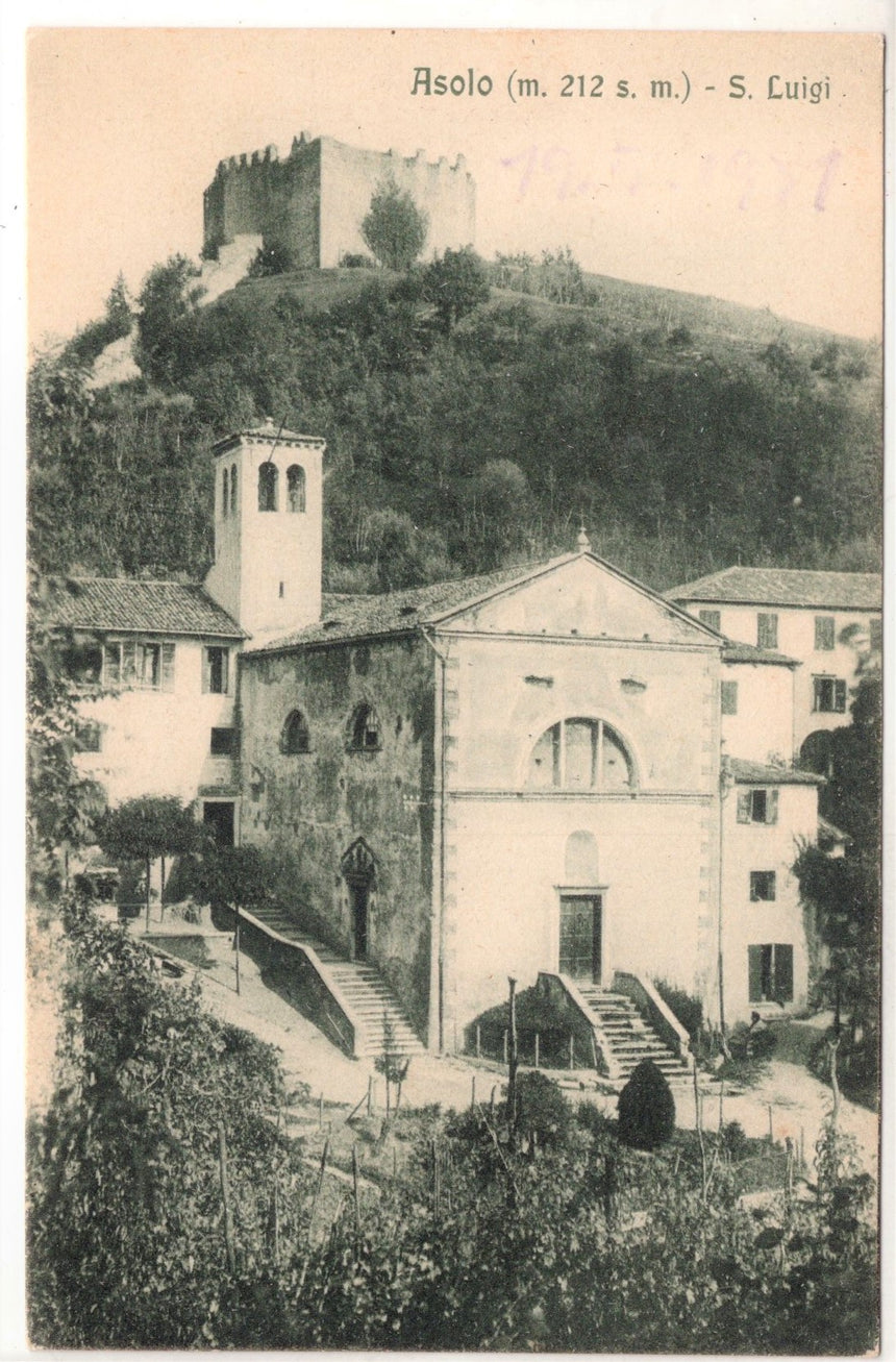 Cartolina Vicenza Asolo chiesa San Luigi | Collezionissimo