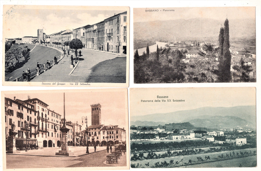 Cartolina Vicenza Bassano 4 vedute | Collezionissimo