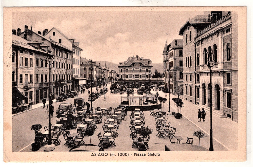 Cartolina Vicenza Asiago piazza Statuto | Collezionissimo