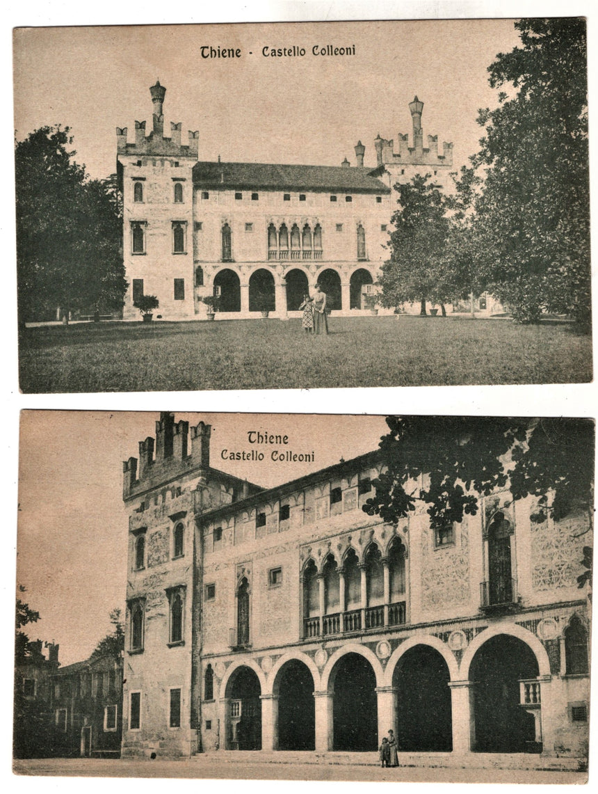 Cartolina Vicenza Thiene castello Colleoni | Collezionissimo