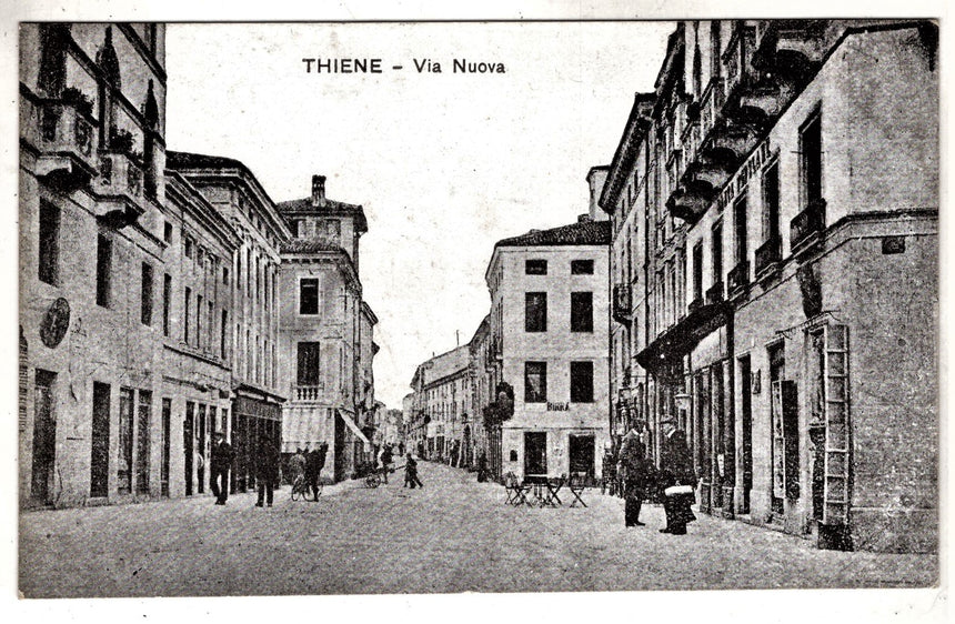 Cartolina Vicenza Thiene via Nuova | Collezionissimo