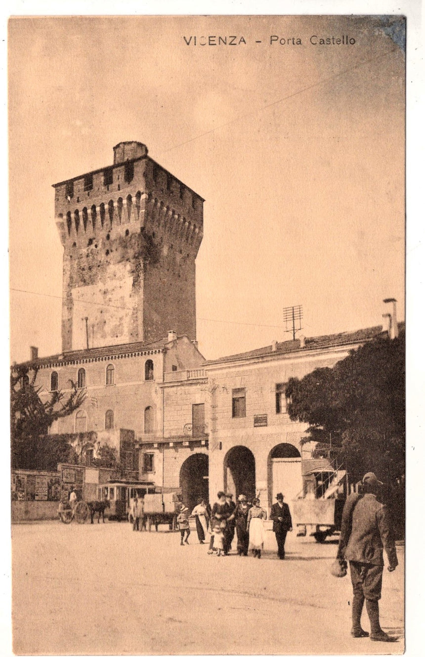 Cartolina Vicenza porta Castello | Collezionissimo