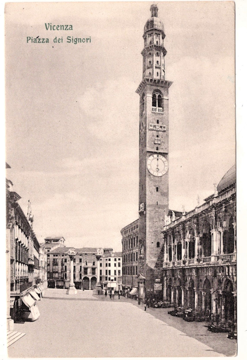 Cartolina Vicenza piazza dei Signori | Collezionissimo