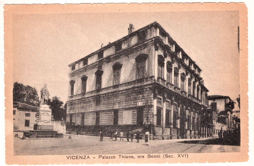 Cartolina Vicenza Palazzo Thiene ora Bonni | Collezionissimo