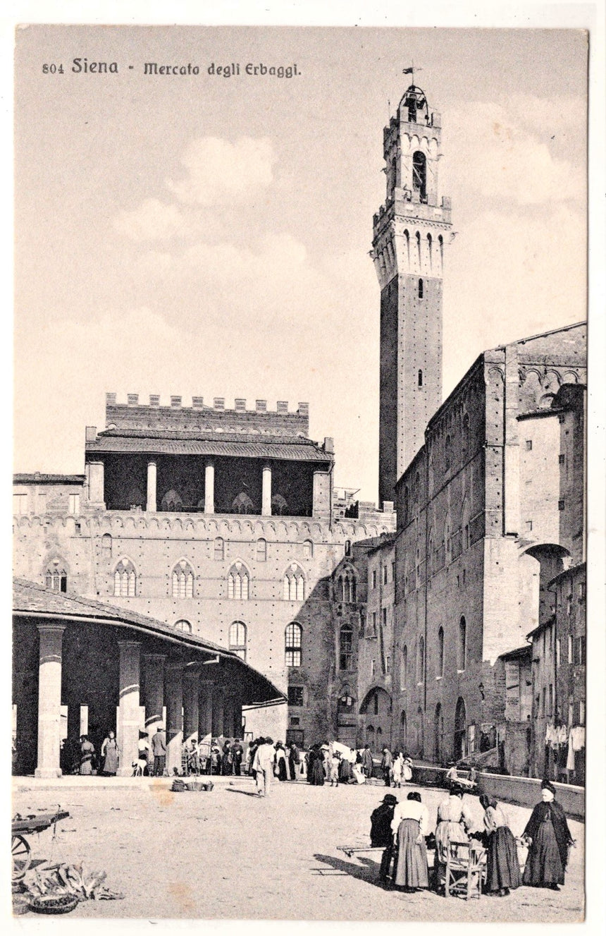 Cartolina Siena Mercato erbaggi | Collezionissimo