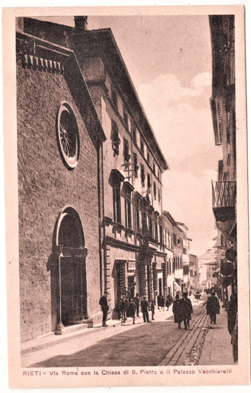 Cartolina Rieti via Roma | Collezionissimo