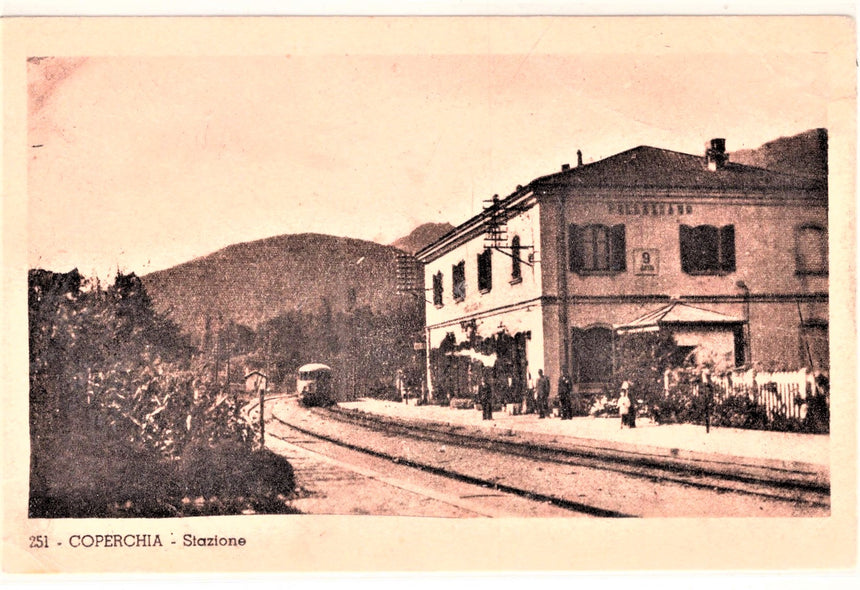 Cartolina Salerno Coperchia stazione | Collezionissimo