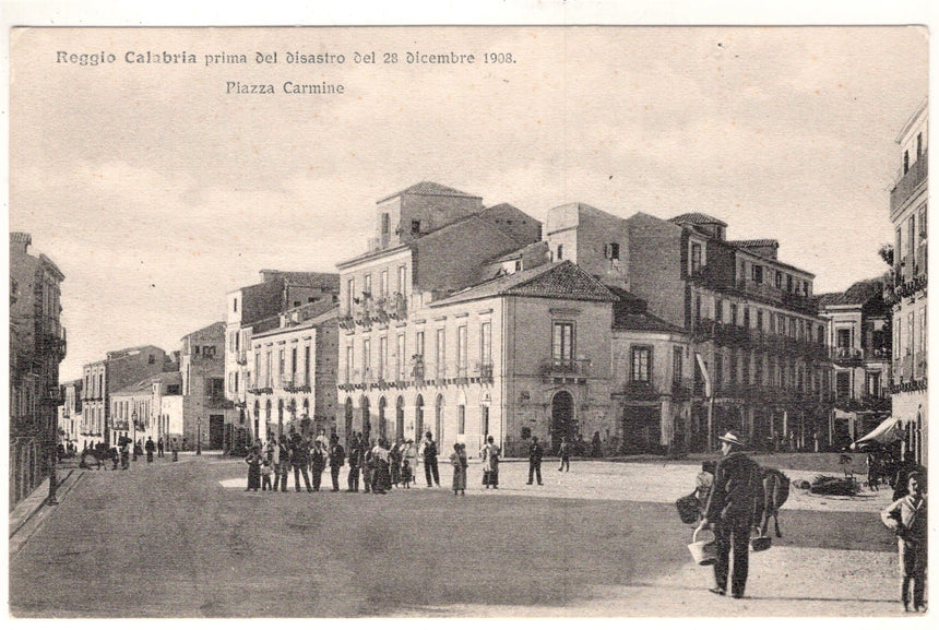 Cartolina Reggio Calabria Piazza Carmine | Collezionissimo