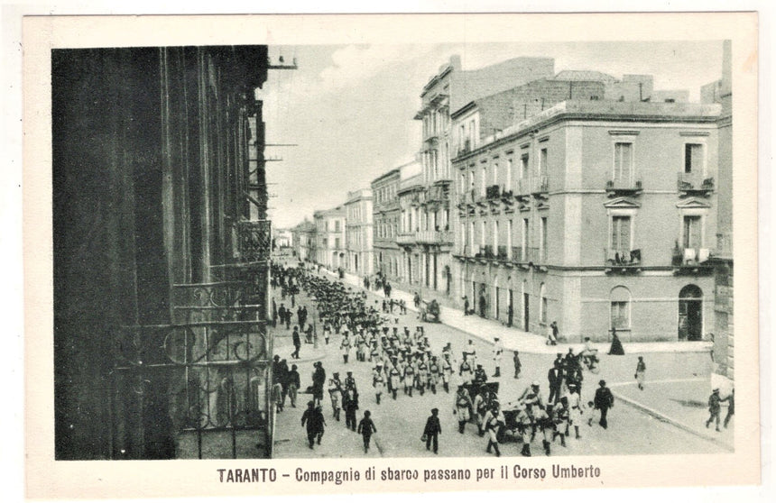 Cartolina Reggio Calabria Taranto Corso Umberto | Collezionissimo