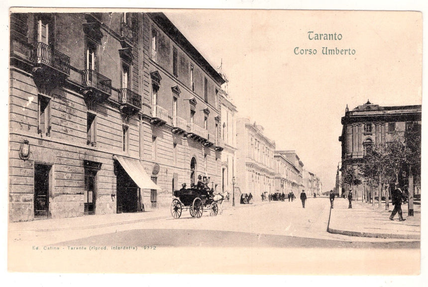 Cartolina Reggio Calabria Taranto Corso Umberto | Collezionissimo