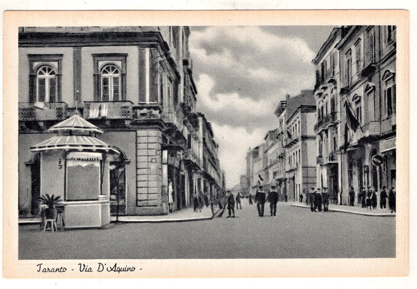 Cartolina Reggio Calabria Taranto Via D Aquino | Collezionissimo