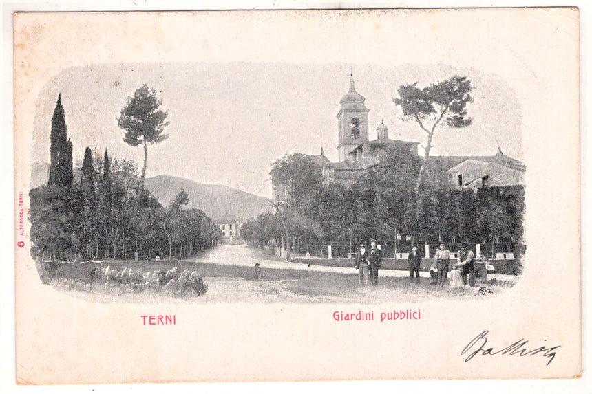 Cartolina Terni Giardini pubblici | Collezionissimo