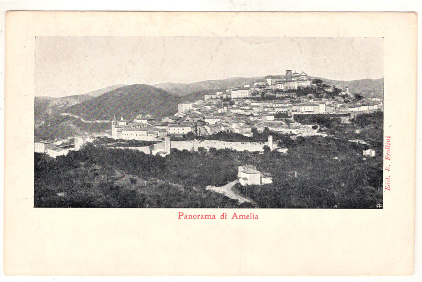 Cartolina Terni Panorama di Amelia | Collezionissimo