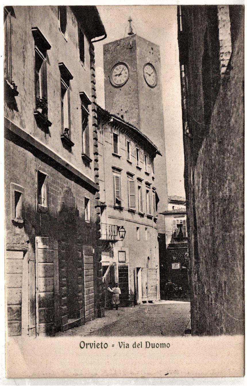 Cartolina Terni Orvieto Via del Duomo | Collezionissimo