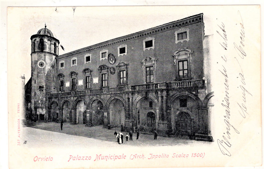 Cartolina Terni Orvieto Palazzo Municipale | Collezionissimo