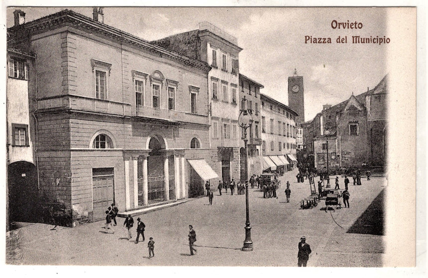 Cartolina Terni Orvieto Piazza del Municipio | Collezionissimo