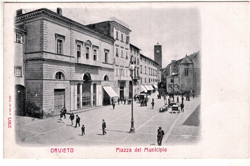 Cartolina Terni Orvieto Piazza del Municipio | Collezionissimo