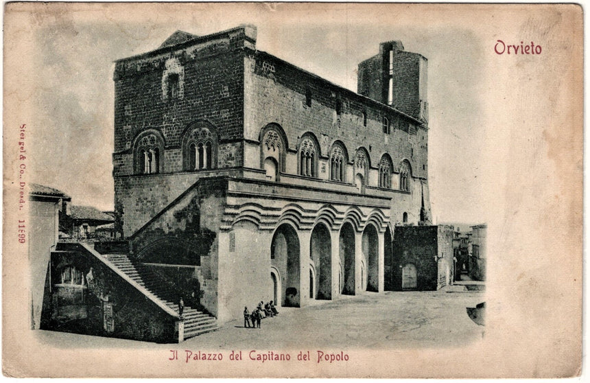 Cartolina Terni Orvieto Palazzo del Capitano del popolo | Collezionissimo