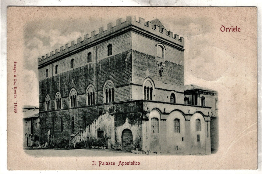 Cartolina Terni Orvieto Palazzo Apostolico | Collezionissimo