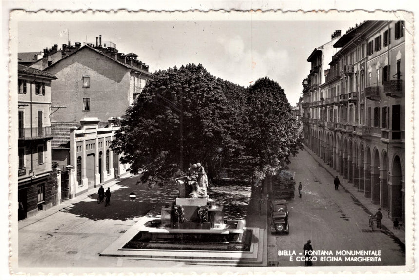 Cartolina Vercelli Biella Corso Margherita | Collezionissimo