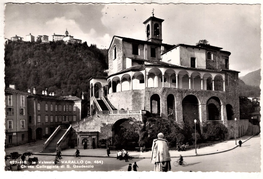 Cartolina Vercelli Valsesia Varallo chiesa S. Gaudenzio | Collezionissimo