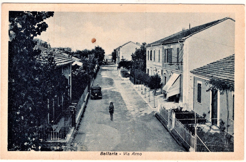 Cartolina Rimini Bellaria via Arnoi | Collezionissimo