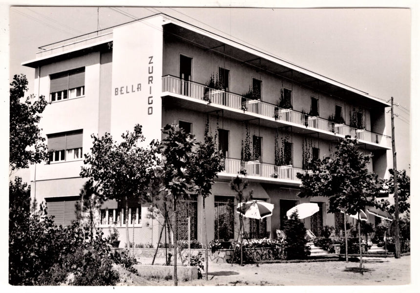 Cartolina Forli Cesenatico albergo Bella Zurigo | Collezionissimo