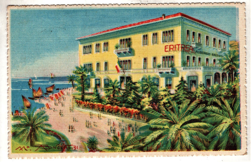 Cartolina Forli Cesenatico albergo Eritrea | Collezionissimo