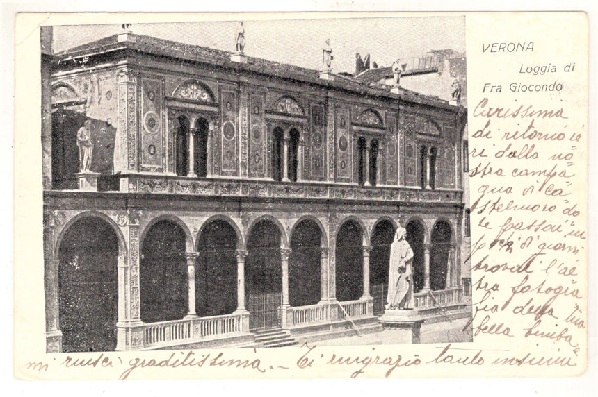 Cartolina Verona Loggia di Fra Giocondo | Collezionissimo