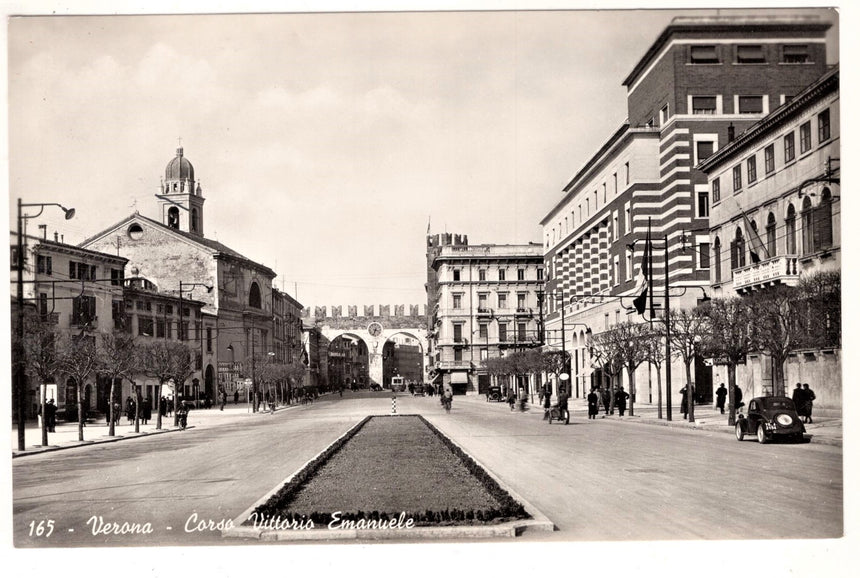 Cartolina Verona Corso V. Emanuele | Collezionissimo