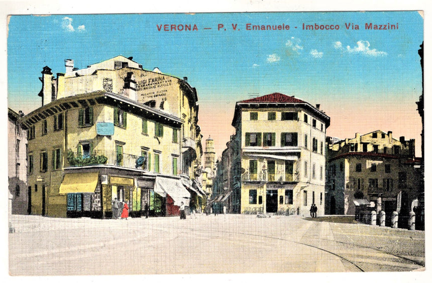 Cartolina Verona Piazza V. Emanuele | Collezionissimo