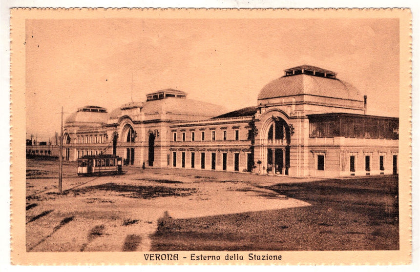 Cartolina Verona la stazione | Collezionissimo