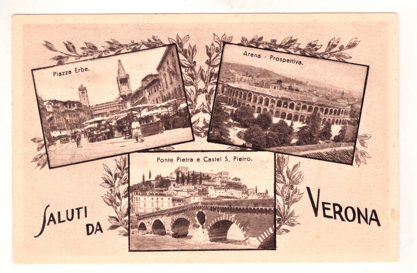 Cartolina Verona Saluti | Collezionissimo