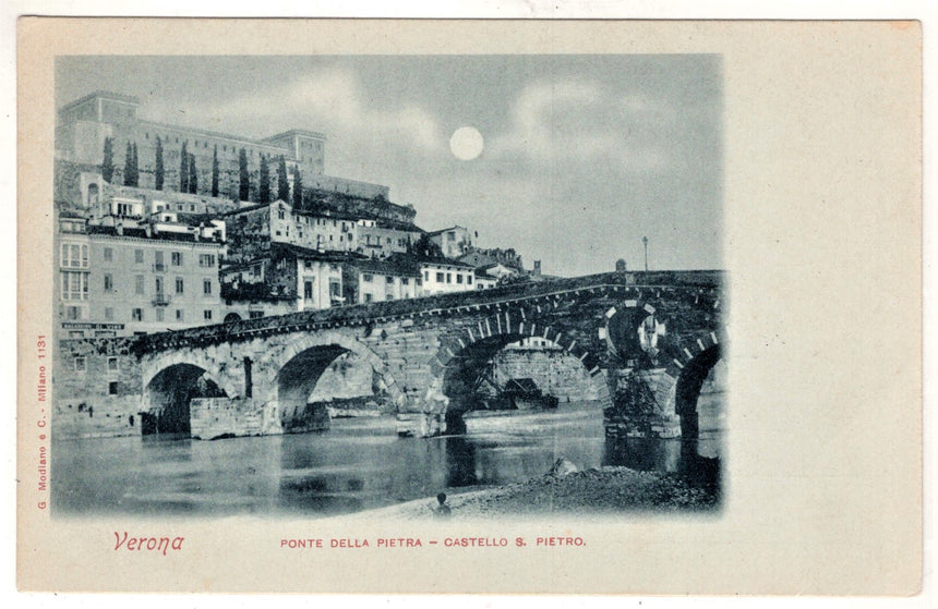 Cartolina Verona Ponte della Pietra | Collezionissimo