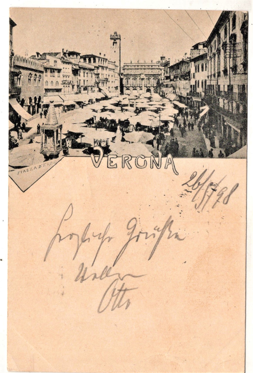 Cartolina Verona Mercato | Collezionissimo