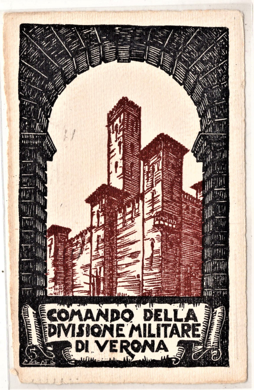 Cartolina Verona Comando Divisione Militare | Collezionissimo