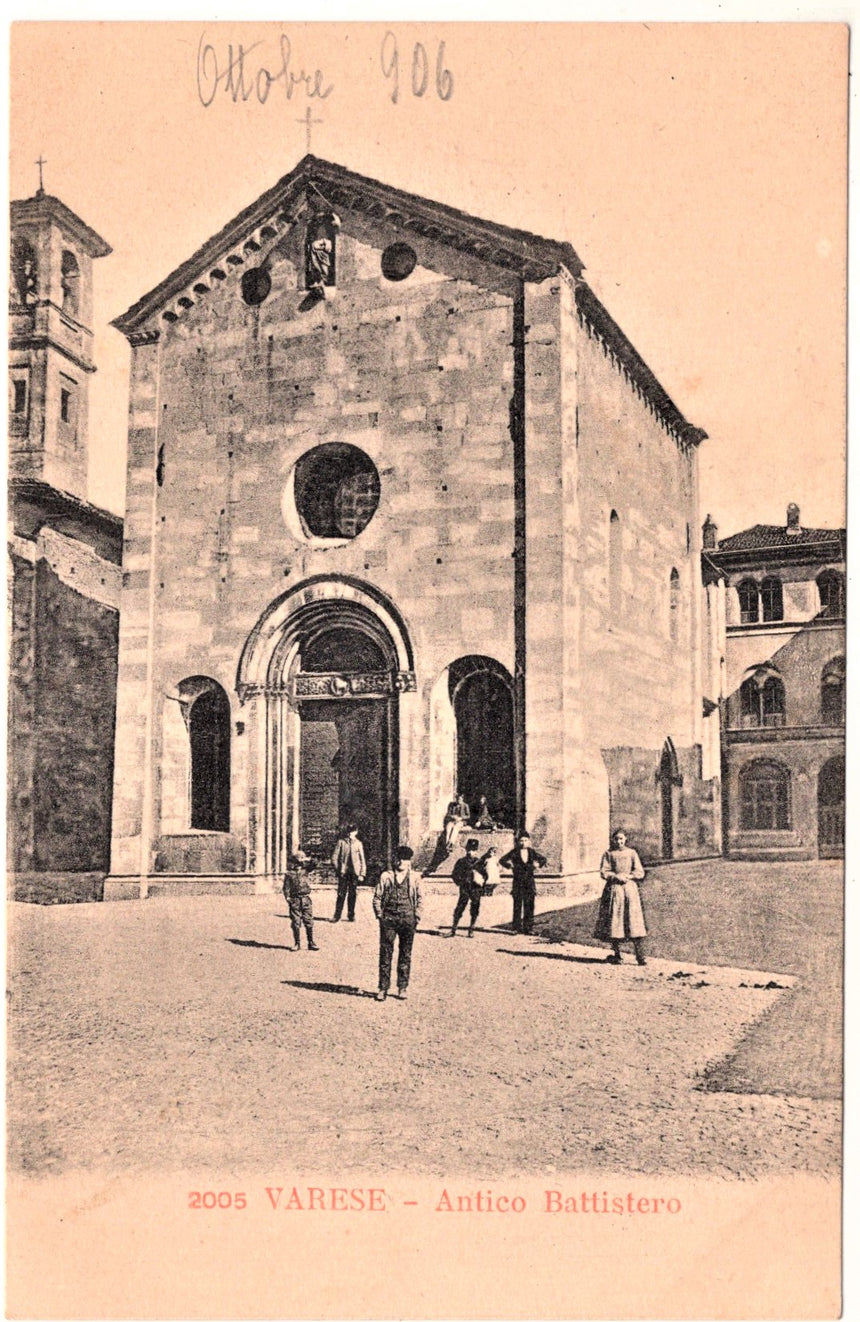 Cartolina Varese Antico Battistero | Collezionissimo