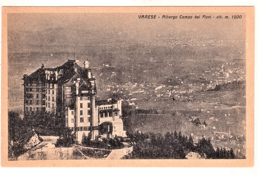 Cartolina Varese Albergo Campo dei Fiori | Collezionissimo