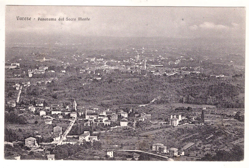 Cartolina Varese Panorama dal Sacro Monte | Collezionissimo