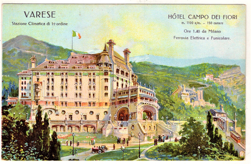 Cartolina Varese Gran hotel Campo dei Fiori | Collezionissimo