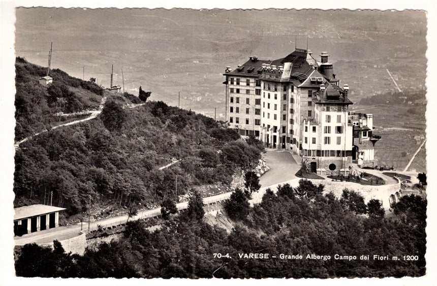 Cartolina Varese Gran albergo Campo dei Fiori | Collezionissimo