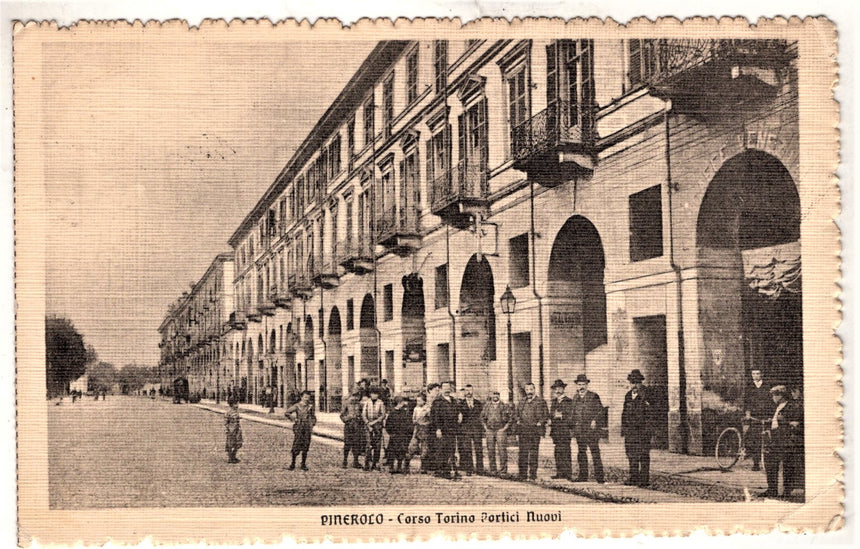 Cartolina Torino Pinerolo corso Torino portici nuovi | Collezionissimo