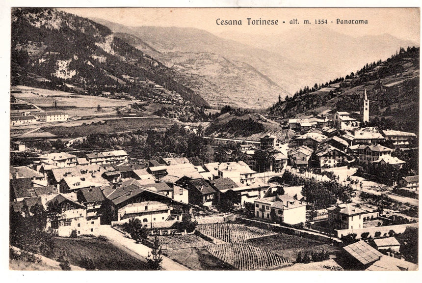 Cartolina Torino Cesana Torinese panorama | Collezionissimo