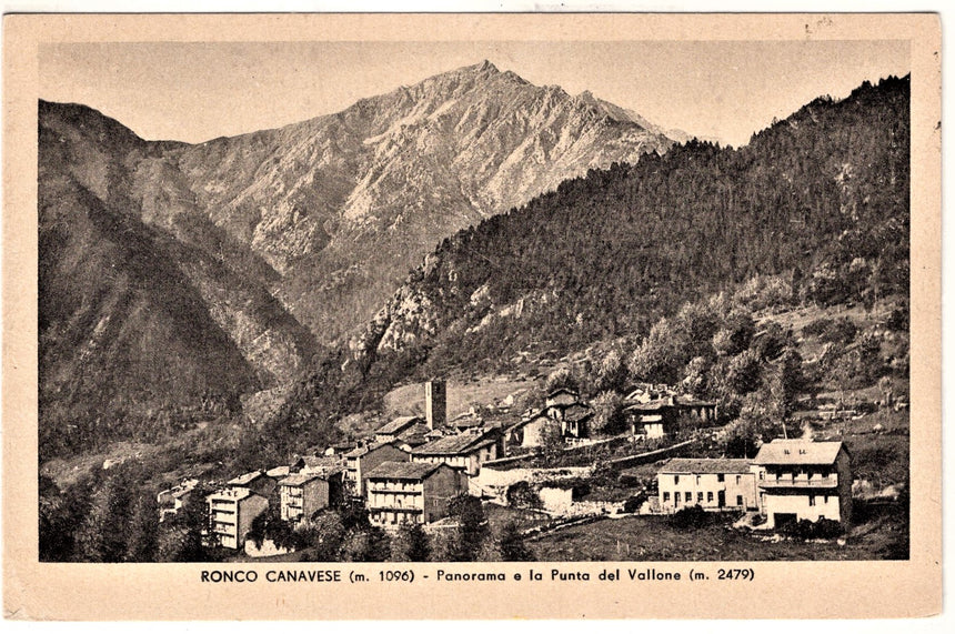 Cartolina Torino Ronco Torinese panorama | Collezionissimo