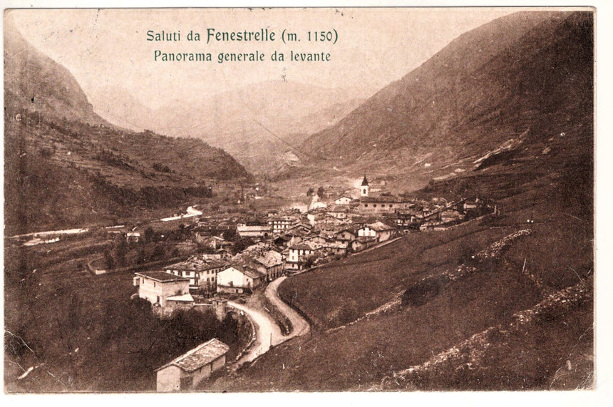 Cartolina Torino Saluti da Finestrelle panorama | Collezionissimo