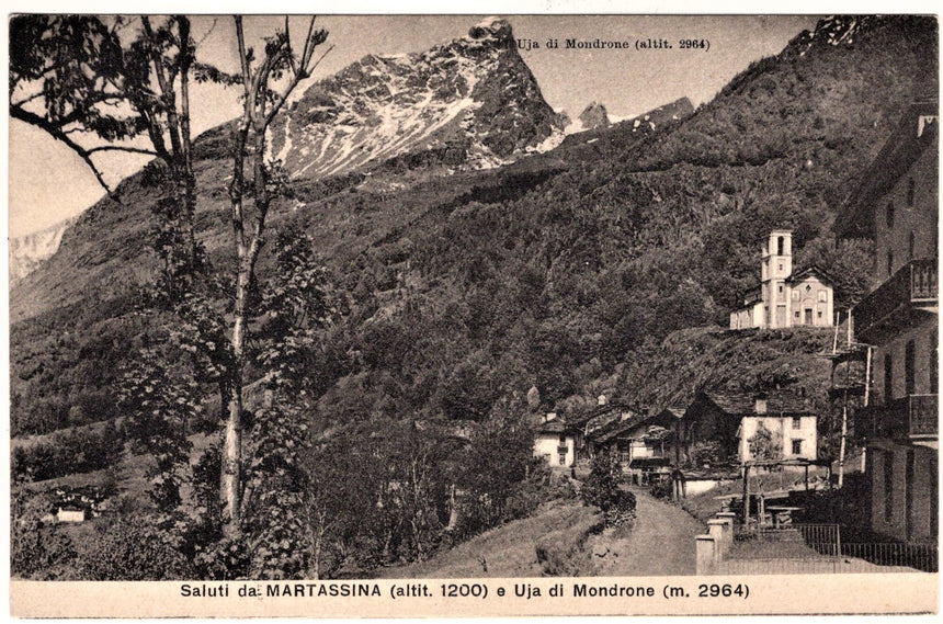 Cartolina Torino saluti da Martassina e Uja di Mondrone | Collezionissimo