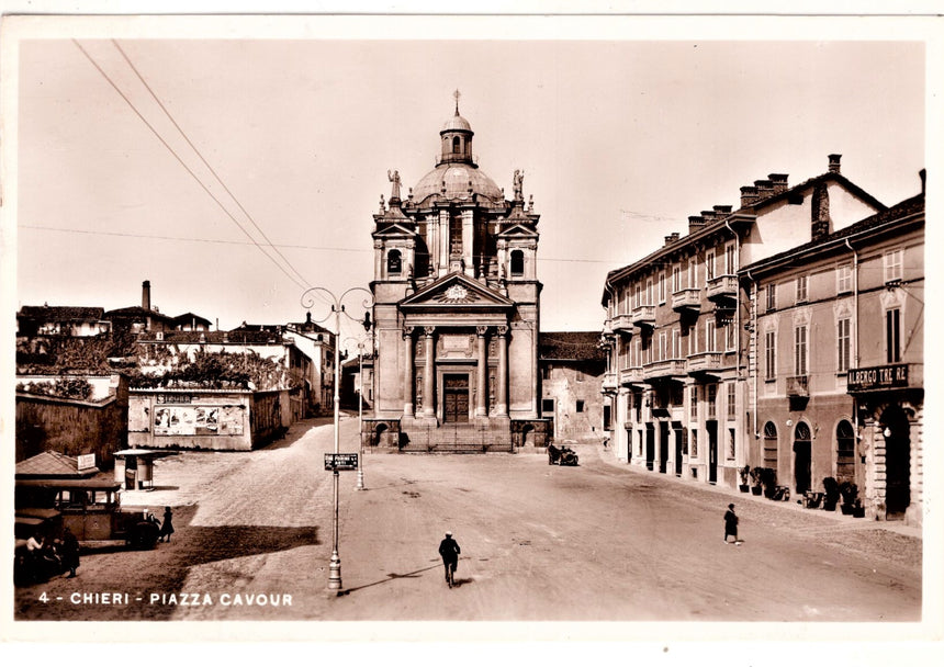 Cartolina Torino Chieri piazza Cavour | Collezionissimo