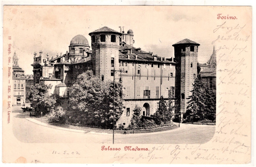 Cartolina Torino Castello medioevale | Collezionissimo