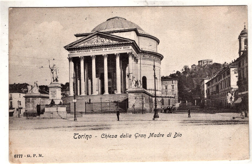 Cartolina Torino chiesa Gran Madre di Dio | Collezionissimo